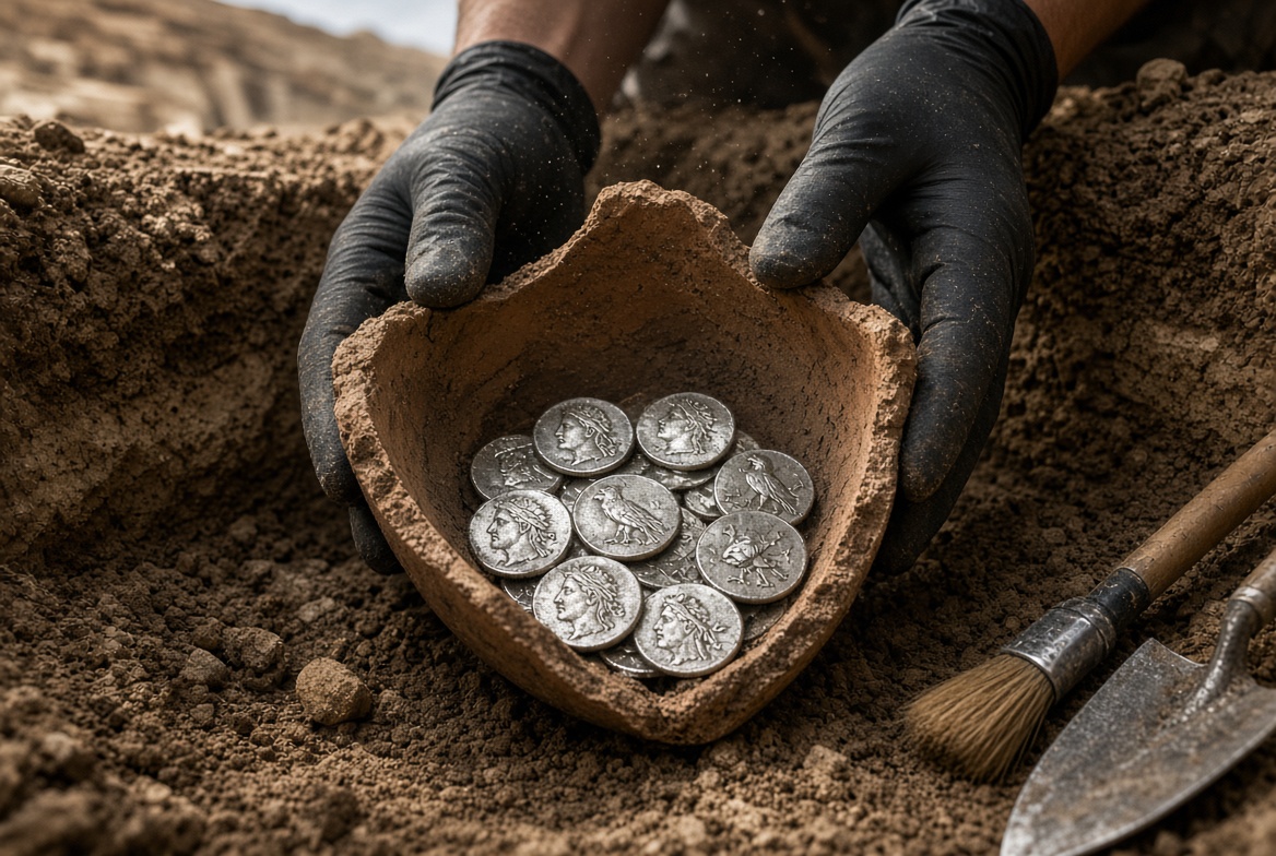 Ancient Tyrian silver shekels studied as possible Temple currency
<noscript><img decoding=